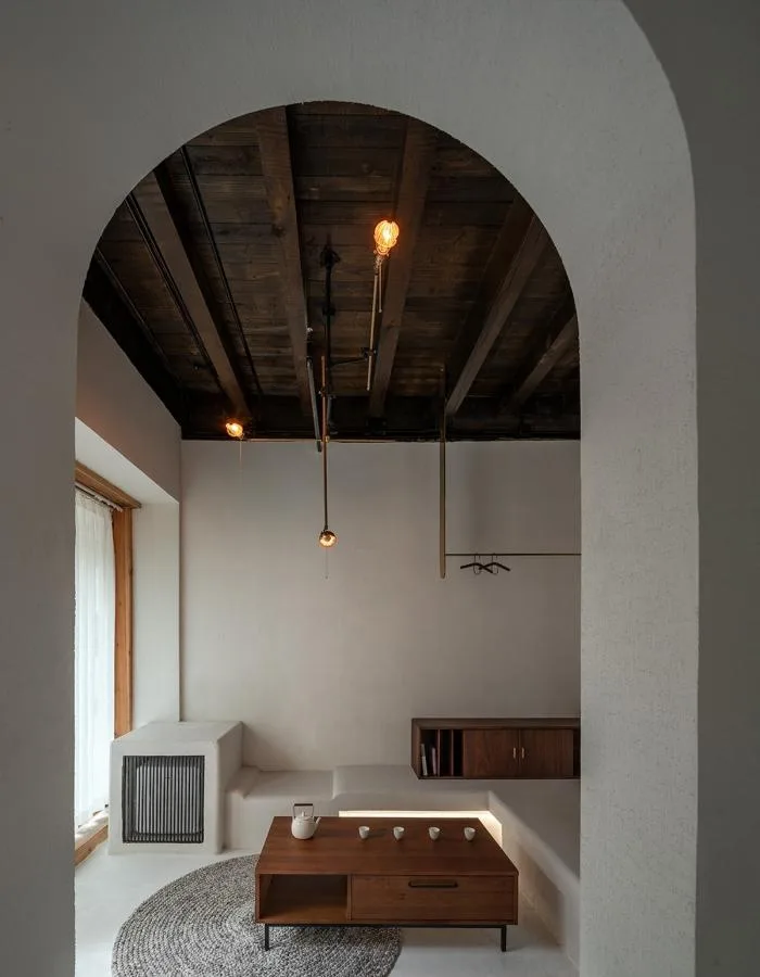 BIM architecture | Creating a modern and warm space under white walls and black tiles, Zhishe Nanchan Guanshui Hotel/Benzhe Architecture