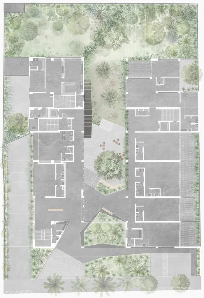 BIM Architecture | Transparent Breathing Under the Surface: Ecuador Natural Building