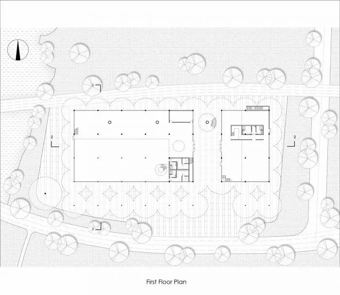BIM Architecture | Dissolving and Dyeing: Linping Sports Park Supporting Project/Architectural Environment Design