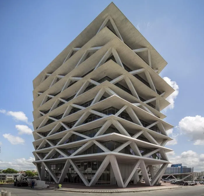 BIM Architecture | Ecological Landmark of Accra, known as the 'Gateway to West Africa', One Airport Square/MCA Architecture Firm