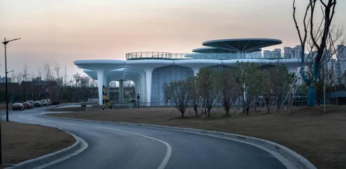 BIM Architecture | Dissolving and Dyeing: Linping Sports Park Supporting Project/Architectural Environment Design