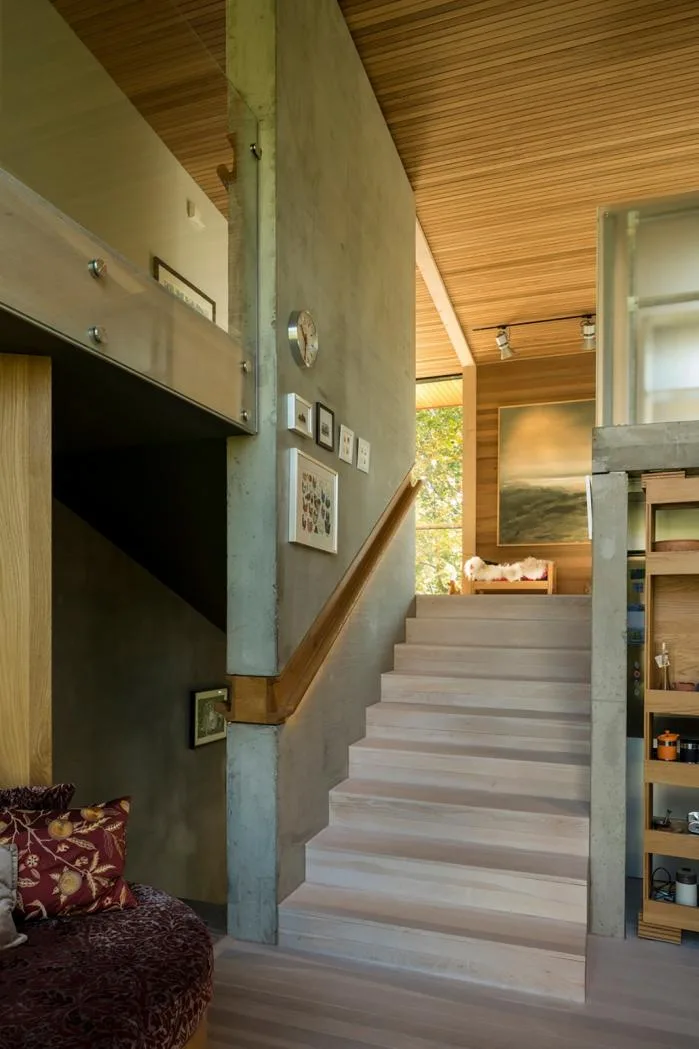BIM Architecture | Norwegian "Staircase" Residence, Garden Home Facing the Fjord