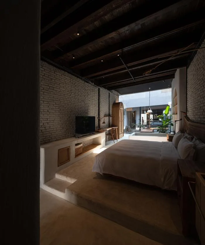 BIM architecture | Creating a modern and warm space under white walls and black tiles, Zhishe Nanchan Guanshui Hotel/Benzhe Architecture