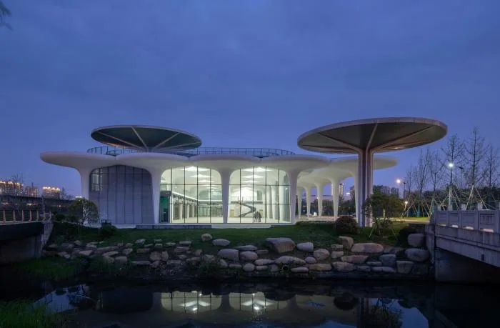 BIM Architecture | Dissolving and Dyeing: Linping Sports Park Supporting Project/Architectural Environment Design