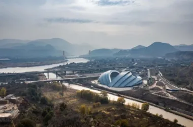 BIM Architecture: Sun Moon Relative at Huaxia Culture Exhibition Center by Qingdao Tengyuan Design Firm and ECA2-BIM WORLD