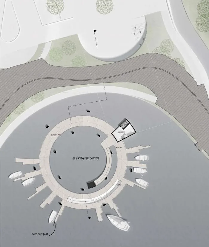 BIM architecture | Fishing boats on forest lakes: Land Ahoy