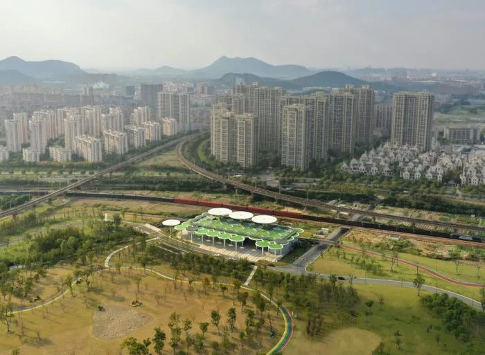 BIM Architecture | Dissolving and Dyeing: Linping Sports Park Supporting Project/Architectural Environment Design