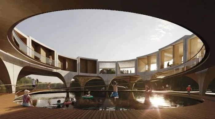 BIM architecture | Fishing boats on forest lakes: Land Ahoy