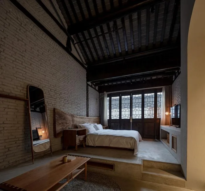 BIM architecture | Creating a modern and warm space under white walls and black tiles, Zhishe Nanchan Guanshui Hotel/Benzhe Architecture