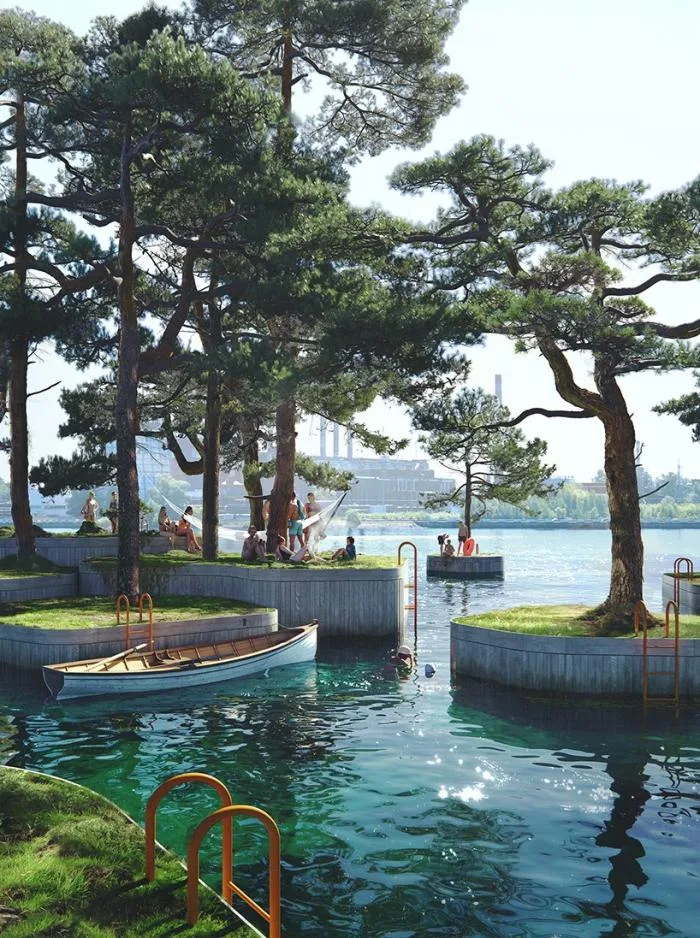 BIM Architecture | Copenhagen Floating 'Islands'