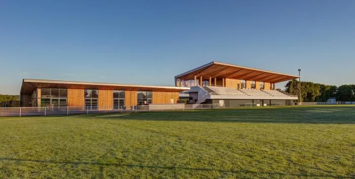 BIM Architecture | Butterflies lightly falling on the farm grass: Ger Stadium