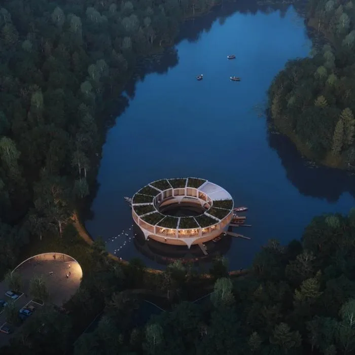 BIM architecture | Fishing boats on forest lakes: Land Ahoy