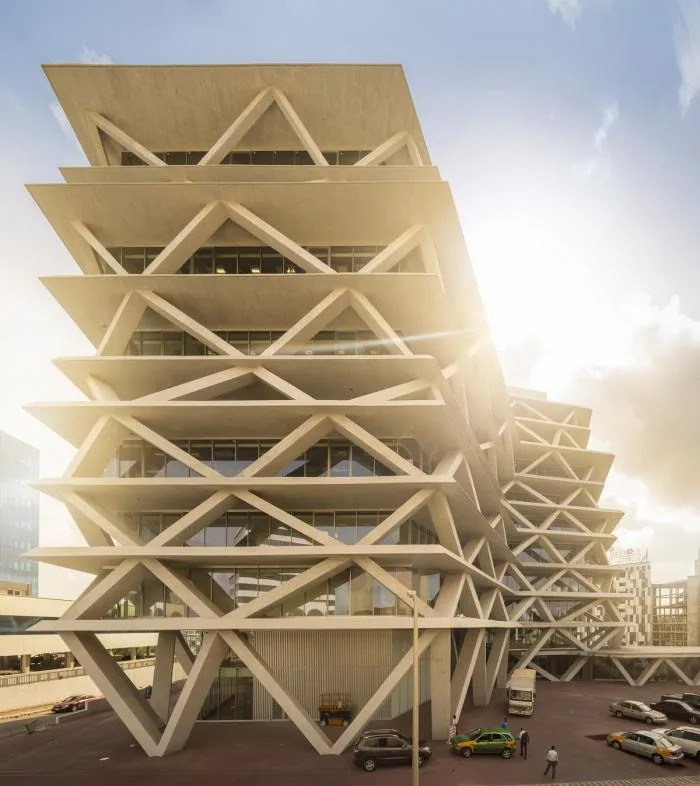 BIM Architecture | Ecological Landmark of Accra, known as the 'Gateway to West Africa', One Airport Square/MCA Architecture Firm