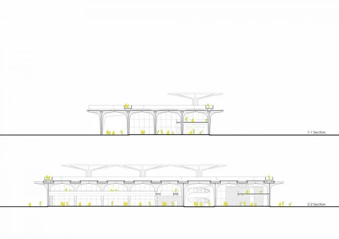 BIM Architecture | Dissolving and Dyeing: Linping Sports Park Supporting Project/Architectural Environment Design