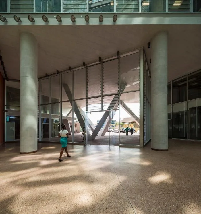 BIM Architecture | Ecological Landmark of Accra, known as the 'Gateway to West Africa', One Airport Square/MCA Architecture Firm