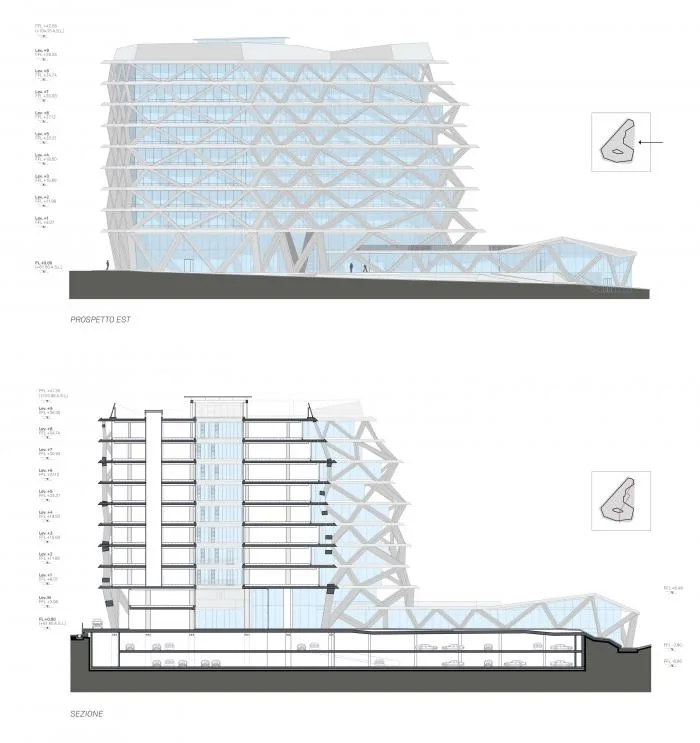 BIM Architecture | Ecological Landmark of Accra, known as the 'Gateway to West Africa', One Airport Square/MCA Architecture Firm
