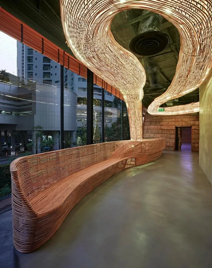BIM Architecture | Vikasa Yoga Headquarters in Bangkok, Integrating 3D Technology with Local Handicrafts
