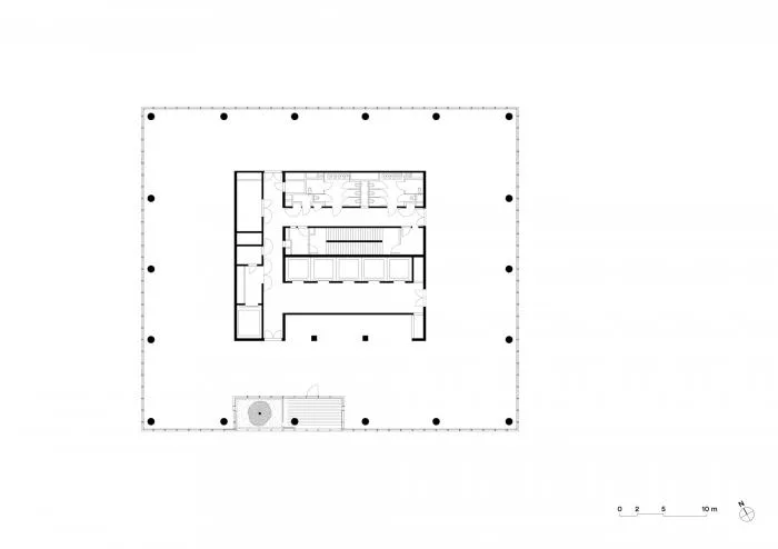 BIM architecture | A set of "crystals" that capture and scatter light - Saint Gobain headquarters office building
