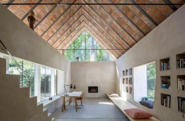 BIM Architecture: Zen-Inspired Cottage Featuring Exposed Brick Ceilings-BIM WORLD