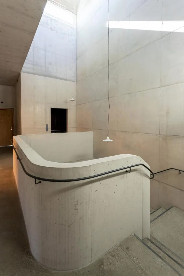BIM architecture | Wall covered with deep 'eyes', renovation of abandoned barns