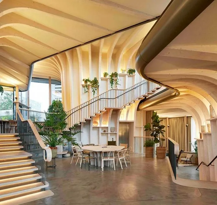 BIM Architecture | Heswick's New Work: Maggie Cancer Care Centre in Leeds, a Life friendly 'Plant Vine Frame'