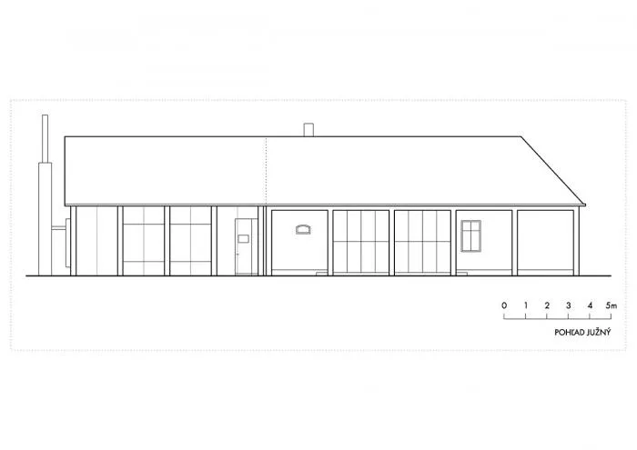 BIM architecture | Zen inspired cottage under exposed brick ceiling