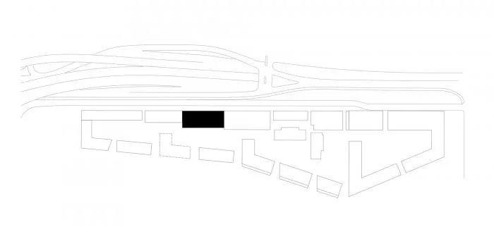 BIM architecture | Wall covered with deep 'eyes', renovation of abandoned barns