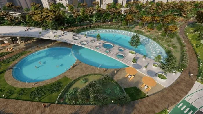 BIM Architecture | Natural Station on the Riverbank: Hanjiang Citizen Park Natural Swimming Pool/Baizhu Architecture+Carve in Sericulture District