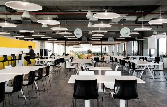 BIM Architecture | A Dynamic Space Like an Outdoor Theater - Mercado Libre Office