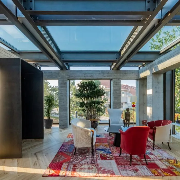 BIM Architecture | Dialogue with Concrete Columns - BM Kavana Residence