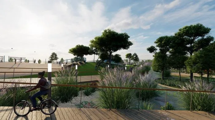 BIM Architecture | Natural Station on the Riverbank: Hanjiang Citizen Park Natural Swimming Pool/Baizhu Architecture+Carve in Sericulture District
