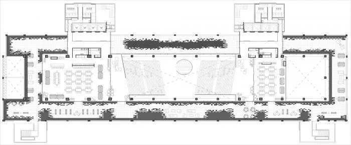 BIM Architecture | A Dynamic Space Like an Outdoor Theater - Mercado Libre Office
