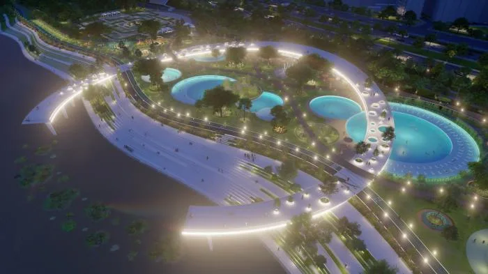BIM Architecture | Natural Station on the Riverbank: Hanjiang Citizen Park Natural Swimming Pool/Baizhu Architecture+Carve in Sericulture District