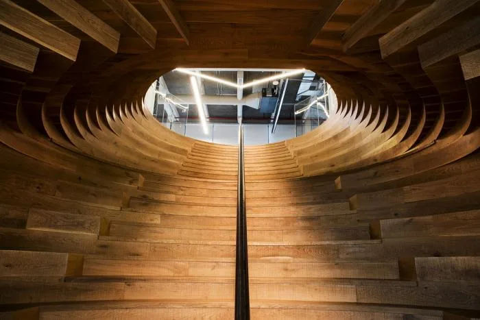 BIM Architecture | A Dynamic Space Like an Outdoor Theater - Mercado Libre Office
