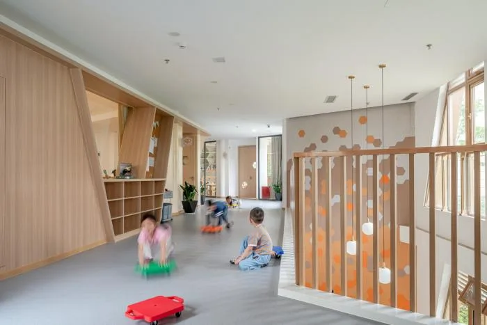 BIM Architecture | Hexagonal 'Hive' Shaped by Simple Geometry: Yangjiadun Branch of Hangzhou Pule Kindergarten/Goa Elephant Design