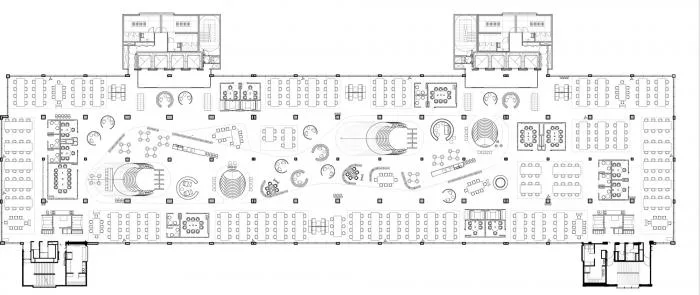 BIM Architecture | A Dynamic Space Like an Outdoor Theater - Mercado Libre Office
