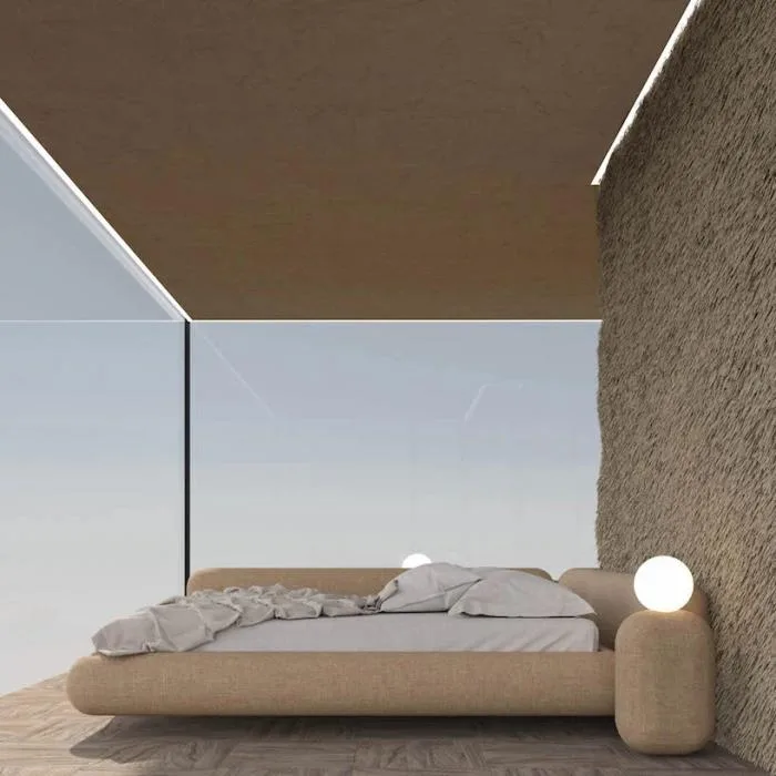 BIM Architecture | Minimalist Glass Hut Standing on a Cliff/Yakusha Design