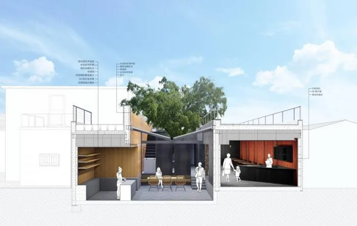 BIM Architecture | 'Cliff' - The Meeting Point of Past and Future/C+Architects
