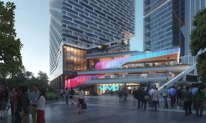 BIM Architecture | vivo Headquarters Office Building, Spiral Garden Terrace Surrounding Up/NBBJ