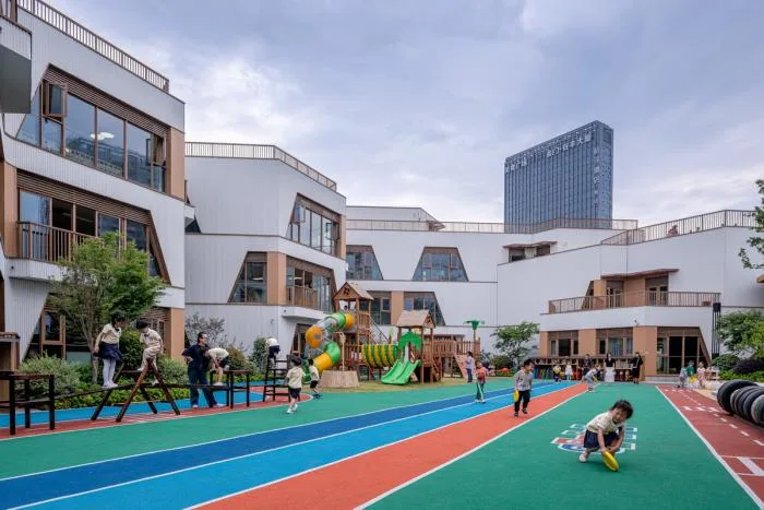 BIM Architecture | Hexagonal 'Hive' Shaped by Simple Geometry: Yangjiadun Branch of Hangzhou Pule Kindergarten/Goa Elephant Design