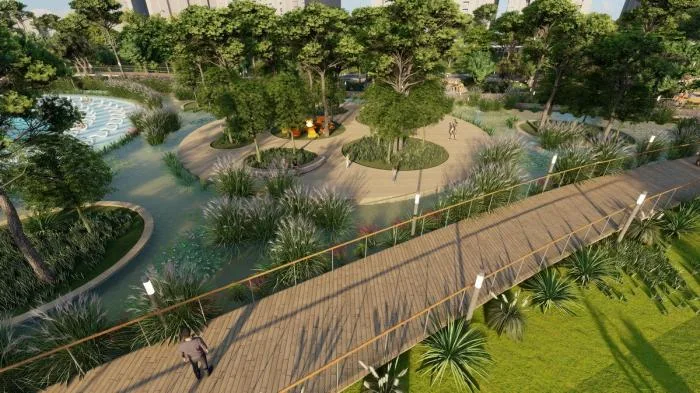 BIM Architecture | Natural Station on the Riverbank: Hanjiang Citizen Park Natural Swimming Pool/Baizhu Architecture+Carve in Sericulture District