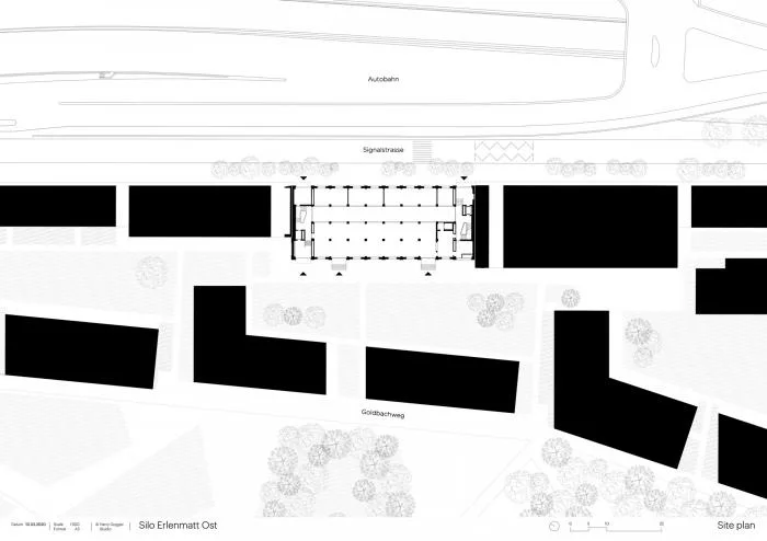 BIM architecture | Wall covered with deep 'eyes', renovation of abandoned barns