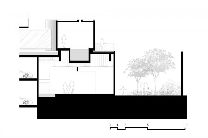 BIM Architecture | Fission of 64 meter Deep Canyon - Amani Apartments