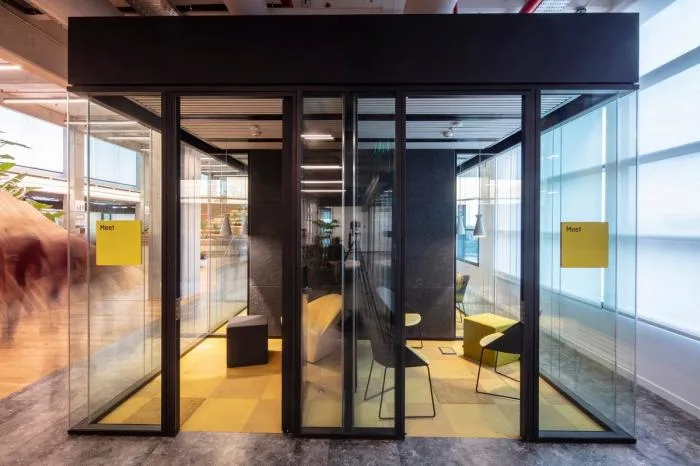 BIM Architecture | A Dynamic Space Like an Outdoor Theater - Mercado Libre Office