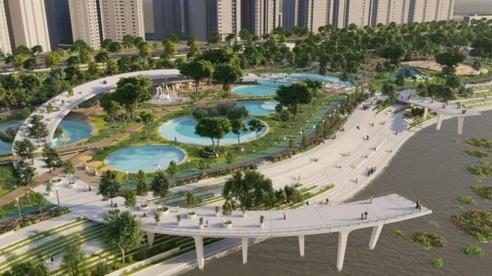 BIM Architecture | Natural Station on the Riverbank: Hanjiang Citizen Park Natural Swimming Pool/Baizhu Architecture+Carve in Sericulture District