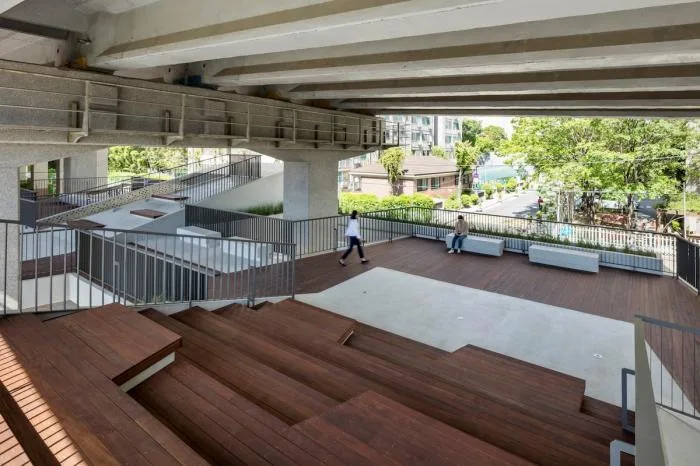 BIM Architecture | Seoul Terrace Square, Regenerated Space Under Elevated Bridge