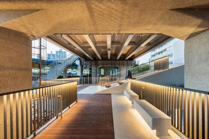 BIM Architecture | Seoul Terrace Square, Regenerated Space Under Elevated Bridge
