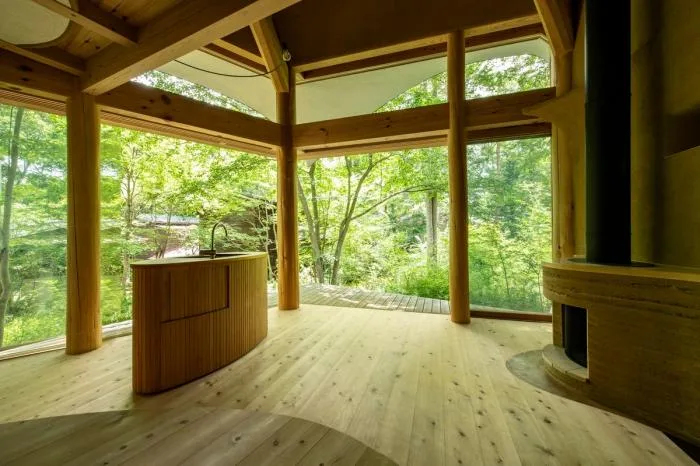 BIM architecture | Cute and playful, shell shaped earthen houses in the forest