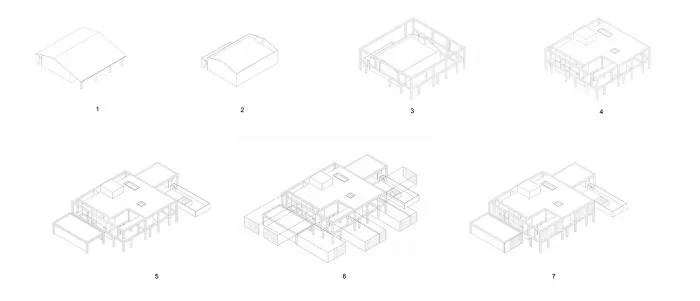 BIM Architecture | Concrete "Grid" Residential Buildings with Aesthetic Structural Form