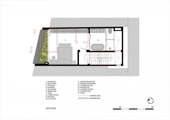 BIM Architecture | Dancing Sky Garden: Vietnamese Row House